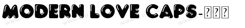 MODERN LOVE CAPS字体转换